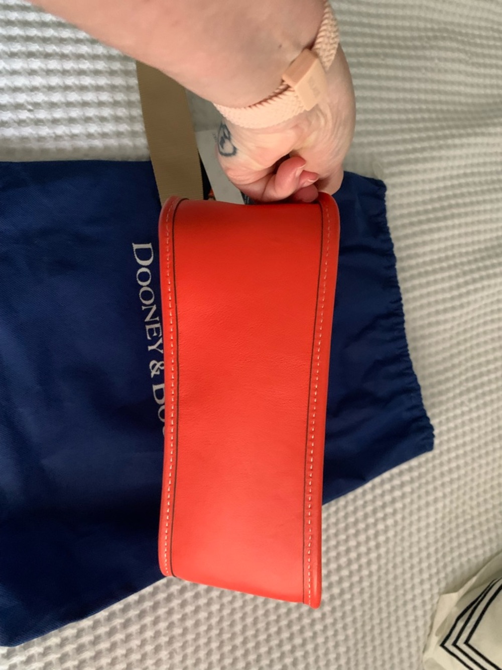 Dooney & Bourke Penrose 25 Messenger Bag Tangerine NWT - Picture 5 of 11
